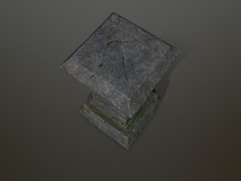 Средневековые жаровни с подсветкой 3D Модель