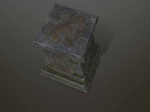 Средневековые жаровни с подсветкой 3D Модель