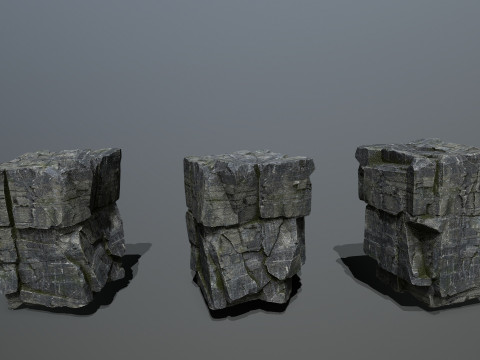 Cliff rocks 3D Model