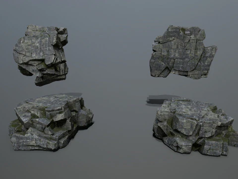 Cliff rocks 3D Model