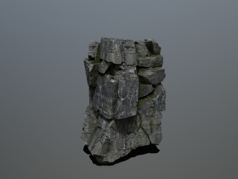 Cliff rocks 3D Model