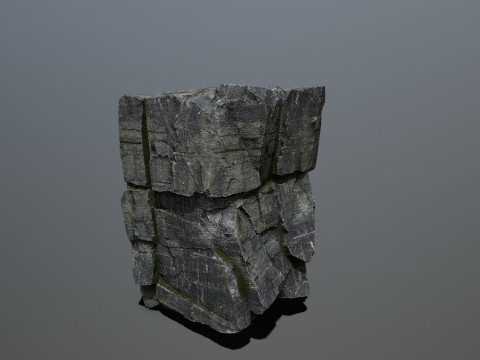 Cliff rocks 3D Model