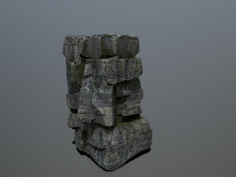 Cliff rocks 3D Model