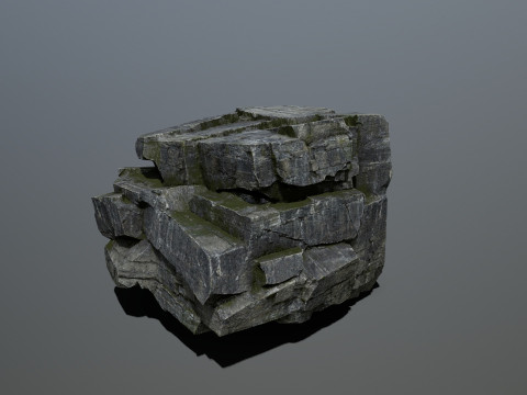 Cliff rocks 3D Model