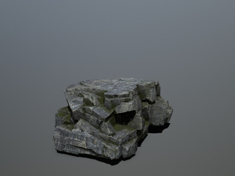 Cliff rocks 3D Model