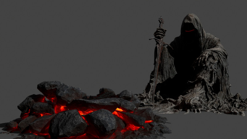 幽灵士兵 3D 模型 .c4d .max .obj .3ds .fbx .stl .blend 