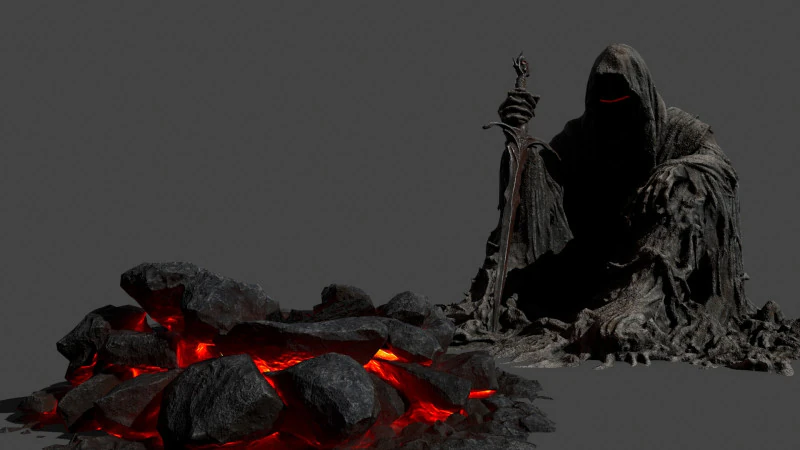 Ghost Soldier 3D Model .c4d .max .obj .3ds .fbx .stl .blend 