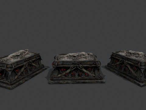 राजा कब्र 3D मॉडल