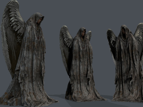 Woman Statue 3D Model