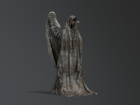 Woman Statue 3D Model