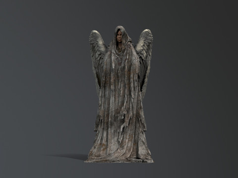 Woman Statue 3D Model