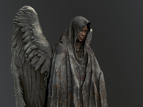 Woman Statue 3D Model