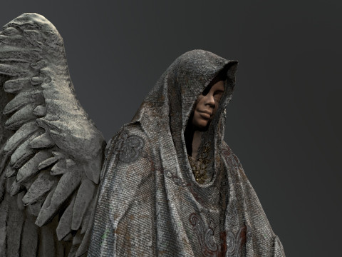 Woman Statue 3D Model