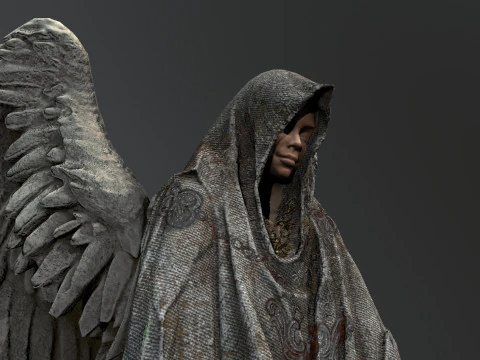 Woman Statue 3D Model