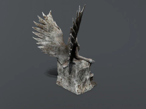 The Angel on the Throne 3D Model