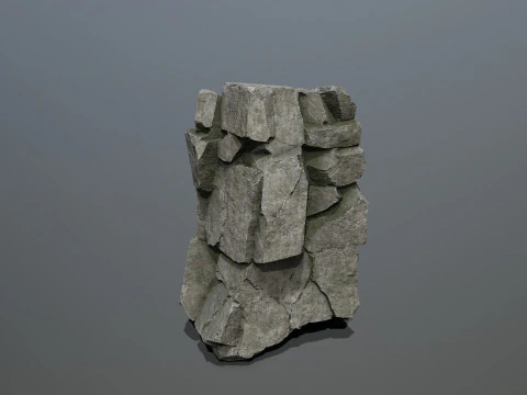 Cliff rocks 3D Model
