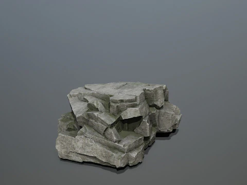 Cliff rocks 3D Model