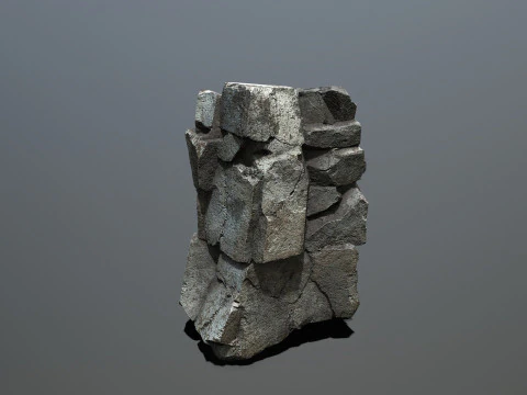 Skały klifowe Model 3D