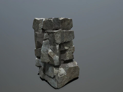 Skały klifowe Model 3D