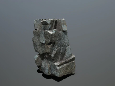 Skały klifowe Model 3D