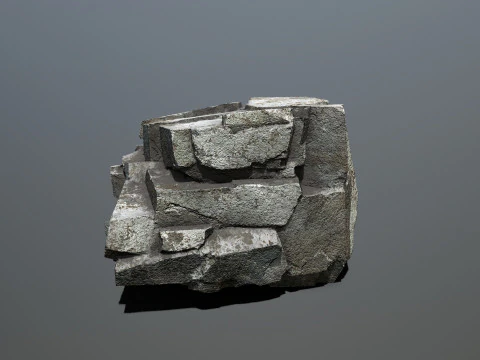 Skały klifowe Model 3D