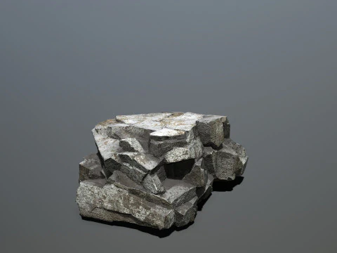 Skały klifowe Model 3D