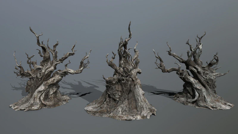 Ciemne drzewo Model 3D .c4d .max .obj .3ds .fbx .stl .blend 