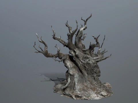 Ciemne drzewo Model 3D