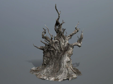 Ciemne drzewo Model 3D