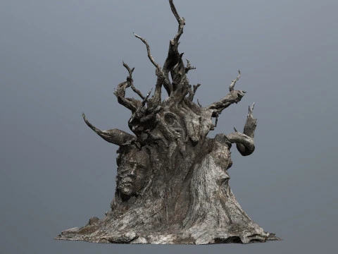 Ciemne drzewo Model 3D