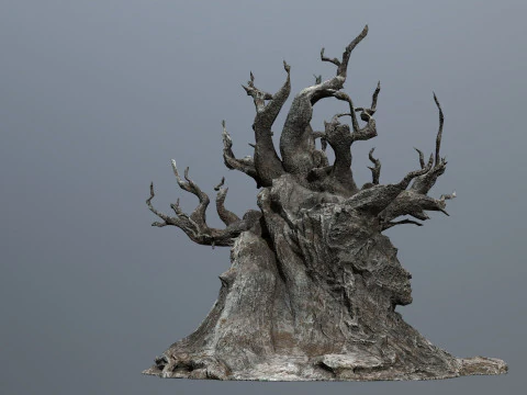 Ciemne drzewo Model 3D