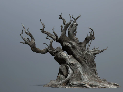 Ciemne drzewo Model 3D