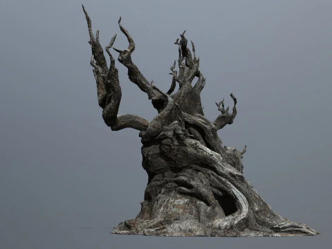 Ciemne drzewo Model 3D