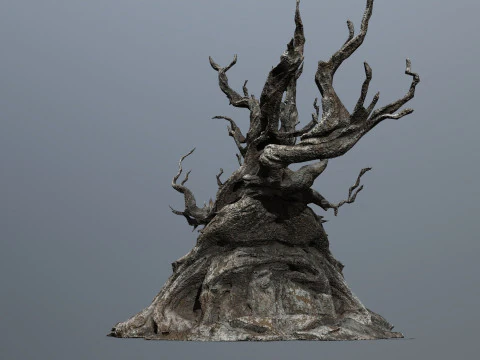 Ciemne drzewo Model 3D