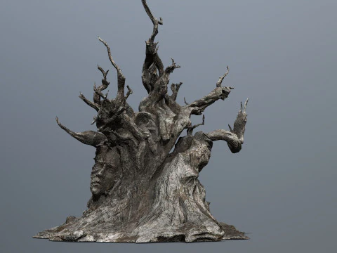 Ciemne drzewo Model 3D