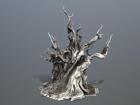 Темное дерево 3D Модель