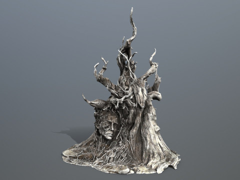 Темное дерево 3D Модель