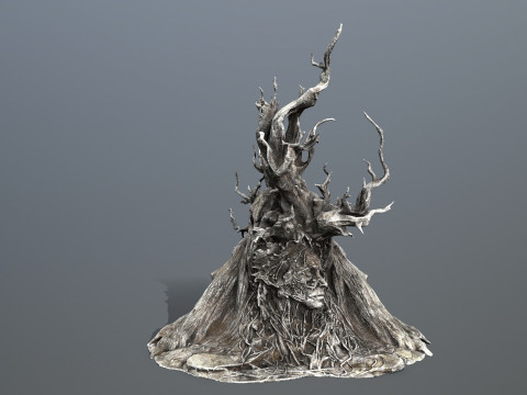 Темное дерево 3D Модель