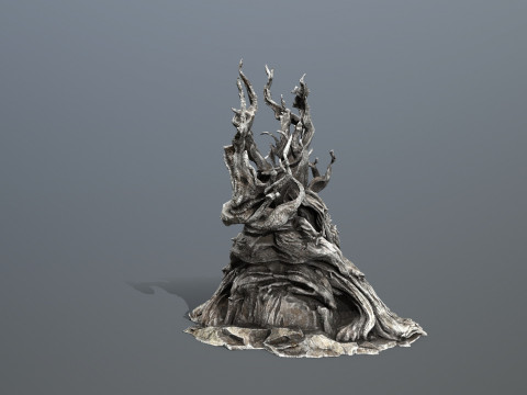 Темное дерево 3D Модель