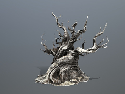 Темное дерево 3D Модель