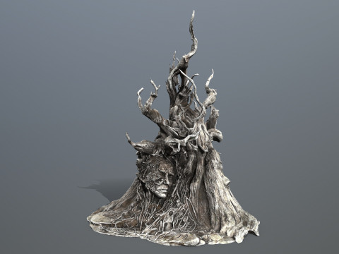 Темное дерево 3D Модель