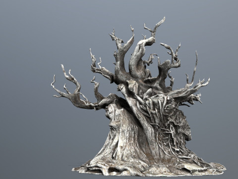 Темное дерево 3D Модель