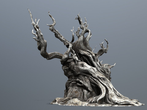 Темное дерево 3D Модель