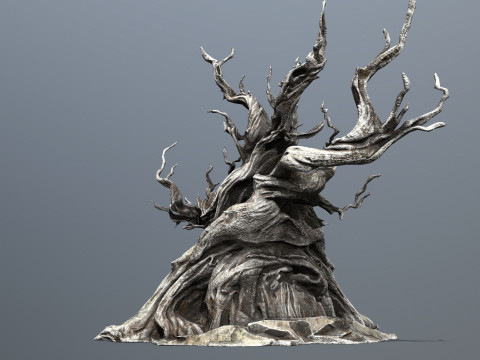 Темное дерево 3D Модель