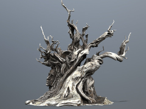 Темное дерево 3D Модель
