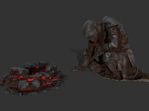 Ölü şövalye 3D Model