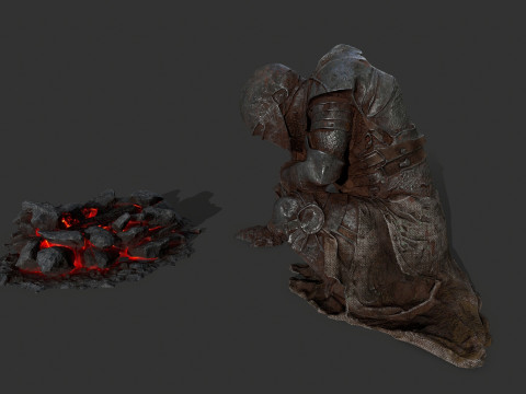 Мертвый рыцарь 3D Модель