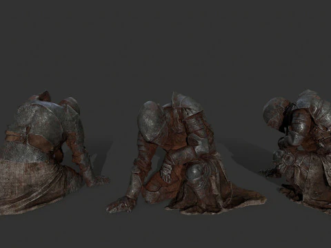 Martwy rycerz Model 3D