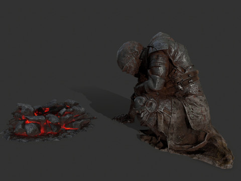 Мертвый рыцарь 3D Модель