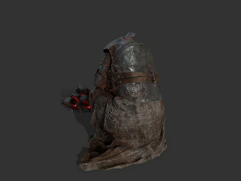 Martwy rycerz Model 3D